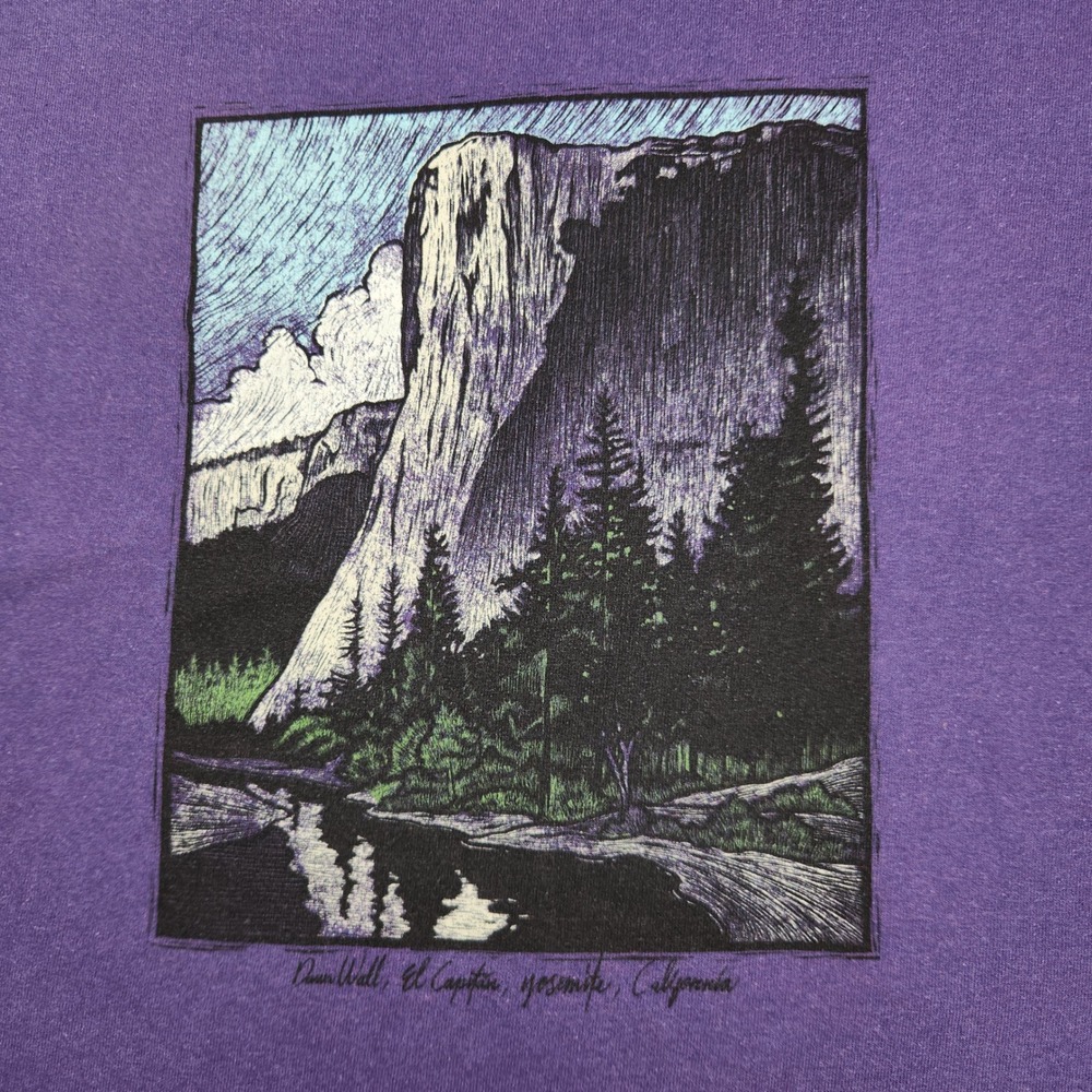 Patagonia El Capitan Yosemite Dawn Wall Yoshida Hiroshi Tee Mens XXL 2017